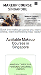 Mobile Screenshot of makeupcoursesingapore.com